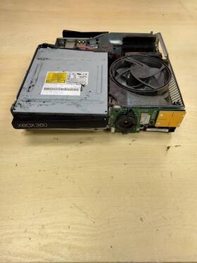 Microsoft 371671686993 Broken Xbox 360 Slim Console Parts 0934