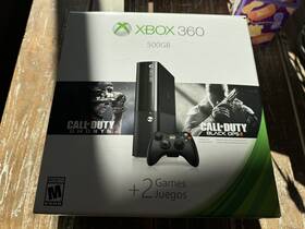 Microsoft 3m6-00043 Xbox 360 E Holiday Value Bundle 500gb Black Console 7 Games Included