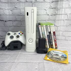 Microsoft 4012867 91705 Xbox 360 Jasper Console Bundle 512mb 9 Games 1 Controller 2 Batteries