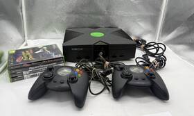 Microsoft 43305 Original Xbox Console Bundle 2 Controller With All Cords