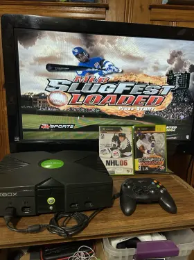 50905 Microsoft Please Read Original Xbox Console Bundle Games And Controller Complete