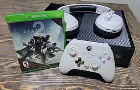 Microsoft 5c6-00136 Xbox One 500gb Bundle With Destiny 2 Controller Power Hdmi Headset Tested/reset