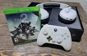 5c6-00136 Microsoft Xbox One 500gb Bundle With Destiny 2 Controller Power Hdmi Headset Tested/reset