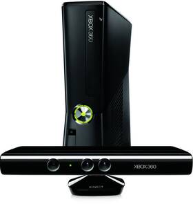 Microsoft 679360812075 Authentic Xbox 360 Console S Kinect 250gb Controller Not Included