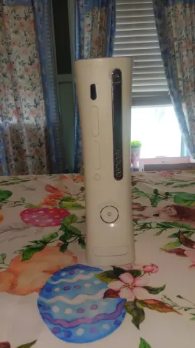6836549 Microsoft Xbox 360 White Console With Hard Drive Parts/repair