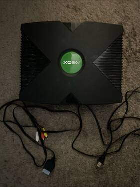 Microsoft 711012502410 Original Xbox Video Game System Gaming Console - For Parts/repair