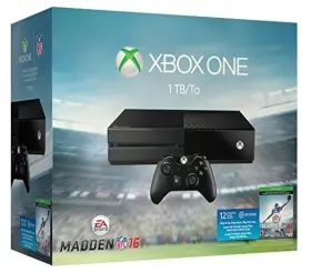 Microsoft 792491876010 Xbox One 1tb Console Ea Sports Madden Nfl 16 Bundle Football Very Good 4z