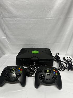Microsoft 805529688483 Xbox Original Console Bundle With 2 Controllers Clean