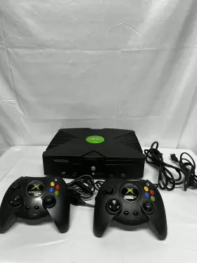 Microsoft 805529688483 Xbox Original Console Bundle With 2 Controllers Clean