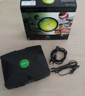 Microsoft 805529688490 Xbox Original Og Console Complete In Box With Styrofoam