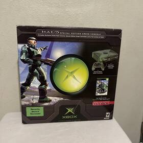 Microsoft 805529700123 Xbox Original Halo Special Edition Green Console In Box