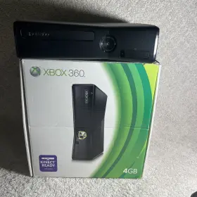 Microsoft 885370138405 Xbox 360 4 Gb Black Console Complete In Box Used