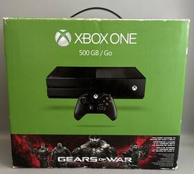 Microsoft C9145ce7 Xbox One 500gb Console Black Gears Of War Complete In Box Cib Tested