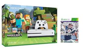 Microsoft Drn453 Xbox One S Console Bundle 500gb Minecraft Madden Nfl 17 1z