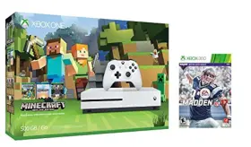 Drn453 Microsoft Xbox One S Console Bundle 500gb Minecraft Madden Nfl 17 1z