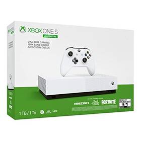 Microsoft Ee732571 Xbox One S 1tb All-digital Edition Console Disc-free Gaming White Hdmi 1e