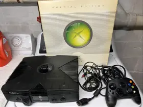 F23-00093 Microsoft Xbox Console Special Edition Smoke Skeleton Black Ntsc-j With Box