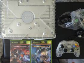 Microsoft F23-00178 Xbox Console Crystal Edition Bundled With 2 Games Near Mint Condition