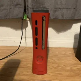 Faa-00019 Microsoft Xbox 360 Resident Evil 5 Limited Edition Red 120gb Console Only Kinect Dashboard