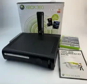 Faa00059 Microsoft Cib Xbox 360 Elite Console Black 120gb System Video Game With Forza / Halo
