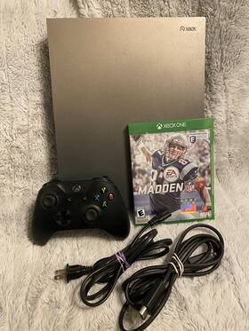 Microsoft Fmp-00023 - Xbox One X 1tb Special Edition Battlefield V Gold Rush Bundle Madden