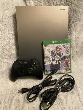 Fmp-00023 Microsoft - Xbox One X 1tb Special Edition Battlefield V Gold Rush Bundle Madden