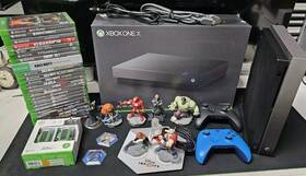 Microsoft Fmp00221 Xbox One X Taco Bell Eclipse Console 24 Games And Controllers