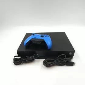 Fmq-00042-fbax-rfb Microsoft Xbox One X 1tb Console With Wireless Blue Controller