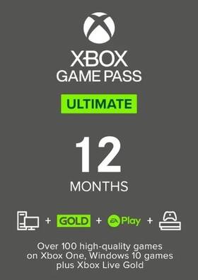 Microsoft Icm894650 Xbox Game Pass Ultimate 12 Month Membership New Existing Users Usa/worldwide