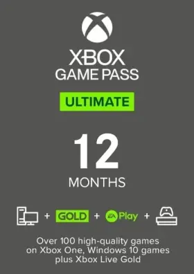 Icm894650 Microsoft Xbox Game Pass Ultimate 12 Month Membership New Existing Users Usa/worldwide