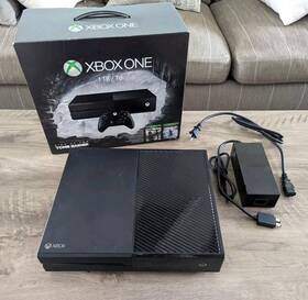 Microsoft Kf7-00044 Xbox One Console 1tb Black - Disk Drive Not Working For Parts Read