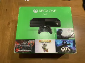 Kf700050 Microsoft Xbox One Holiday Bundle 1tb Black Console With 24 Games Lightly Used