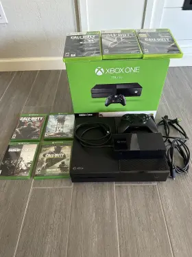 Kf700146 Microsoft Xbox One 1tb Console - Black With 7 Games