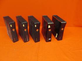 Microsoft Rkb-00001 Broken Lot Of 5 Xbox 360 S Video Game Consoles Only 7037