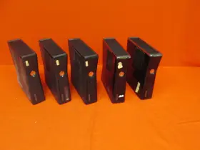 Rkb-00001 Microsoft Broken Lot Of 5 Xbox 360 S Video Game Consoles Only 7037