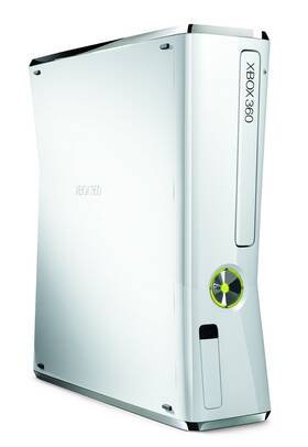 Microsoft Vconaa48421k2 Xbox 360 S 4gb Glossy White Special Edition Very Good 0z