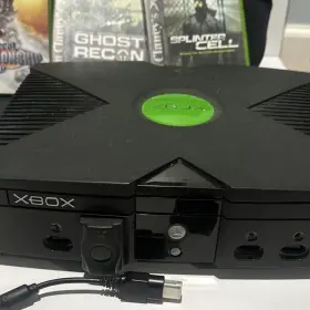 X08-52583 Microsoft Xbox 360 Arcade Vintage Original Setup And Manuals Controllers Games