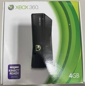 Microsoft X853393-015 Factory Sealed Xbox 360 4gb Black Home Console Wi-fi Capability Hdmi