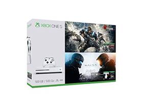Microsoft Zq9-00418 Xbox One S Slim 500gb Console Gears Of War And Halo Special Edition Video Game