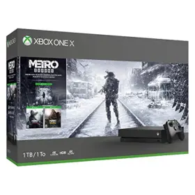 Zz732493 Microsoft Xbox One X 1tb Console Metro Exodus Bundle Very Good 3z