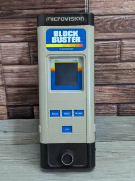 4952-16 Milton Bradley Microvision Electronic Game System Parts / Repair With Block Buster