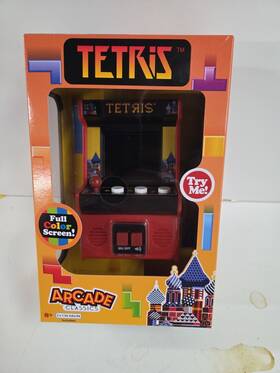 Mini Classics 885561096767 Tetris Handheld Arcade Game Red - 8 Years And Up