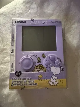 Miniso 936906733657 Handheld Game Console Toy Snoopy Peanuts Purple Lilac Multiple Games New