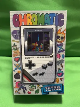 Mod Retro 850064323054 Modretro Chromatic Gamestop Grey With Tetris Premium Fpga Gameboy Color