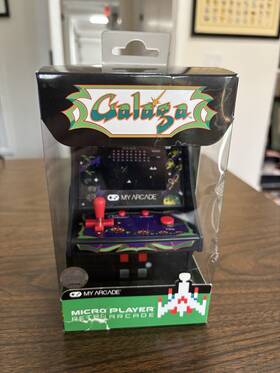 My Arcade 771127597260 Micro Player Mini Machine Galaga Video Game Retrocade Gift