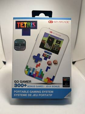 My Arcade 845620070299 Tetris Go Gamer - Portable Gaming System With 300 Games New