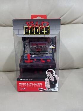 My Arcade Bad Dudes Micro Player 845620032143 - 6.75 Inch Mini Retro Machine Cabinet