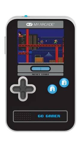 My Arcade Bbf351 Go Gamer Classic-blue Portable Electronic Game Console With 300 1e