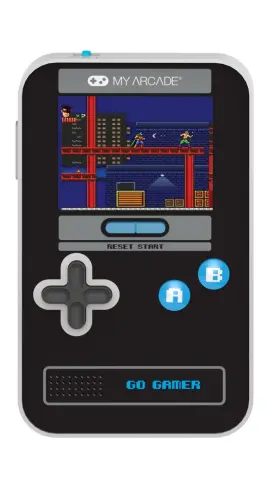 Bbf351 My Arcade Go Gamer Classic-blue Portable Electronic Game Console With 300 1e