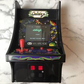 My Arcade Dgunl-3222 Galaga Handheld Video Game By Mini Electronic Machine Fun Clean